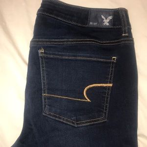 American Eagle dark wash denim